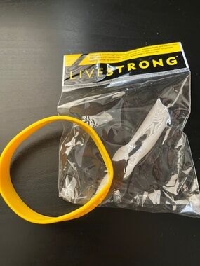 LIVESTRONG Cancer Awareness Yellow Silicone Wristband